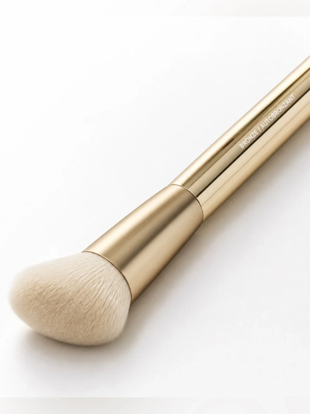 Beautycounter Cream Bronzer Brush Gold Handle New In Box